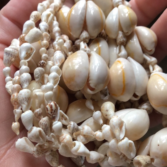 Vintage shell plant hanger/hanging planter - Picture 5 of 9